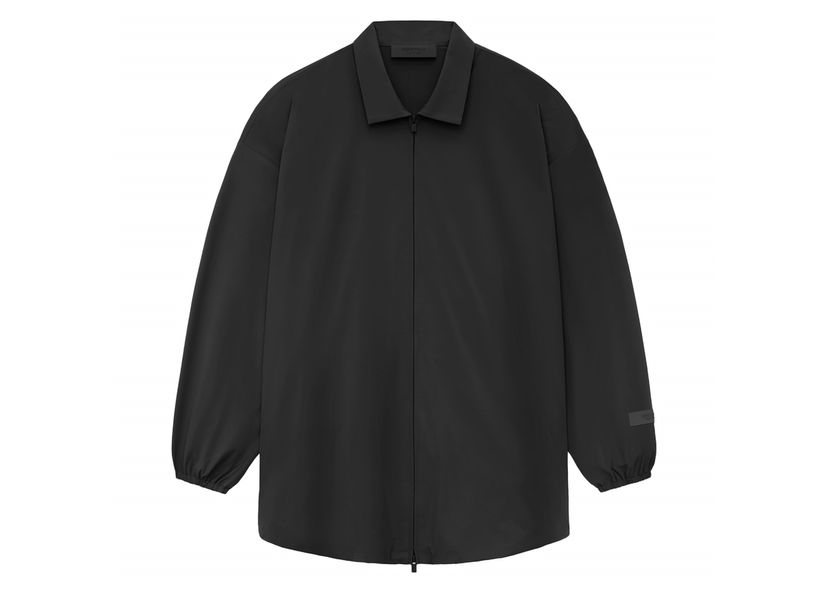 Jakke Fear of God Core Collection Nylon Overshirt Black Sort | 202SU244490F