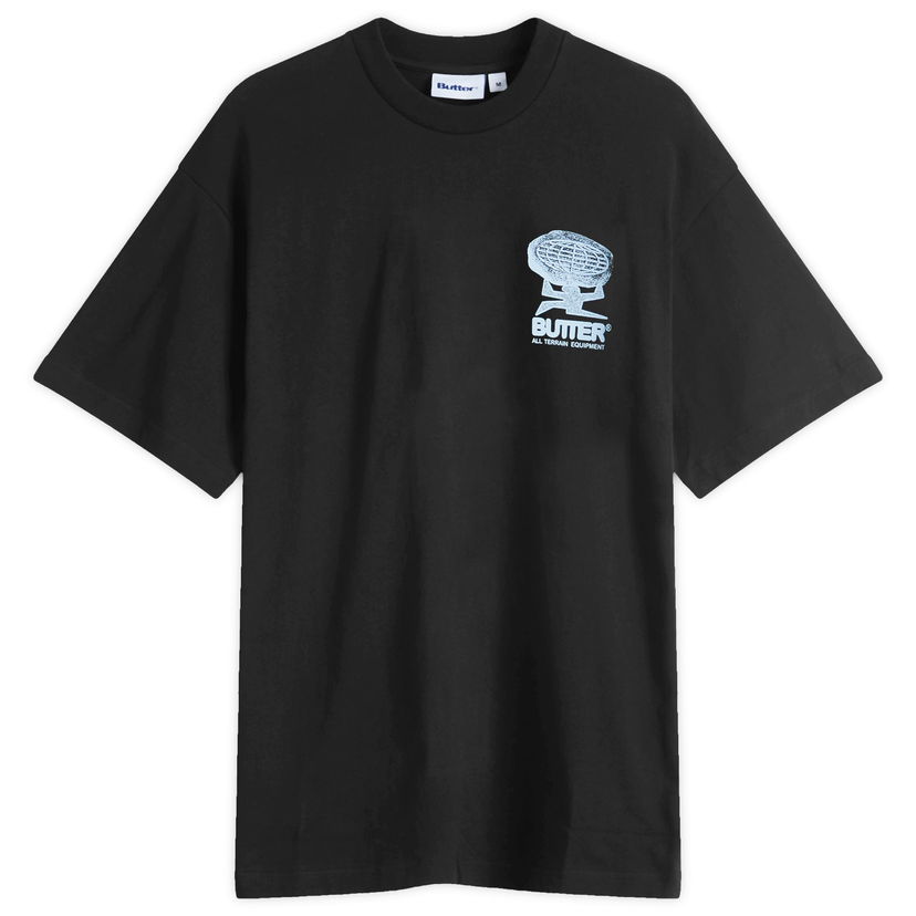 T-shirt Butter Goods Terrain Graphic Tee Sort | BG252107-BLK