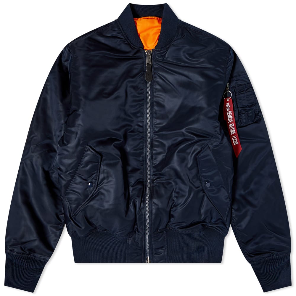 Bomberjakke Alpha Industries Classic MA-1 Jacket Mørkeblå | 100101-07, 0