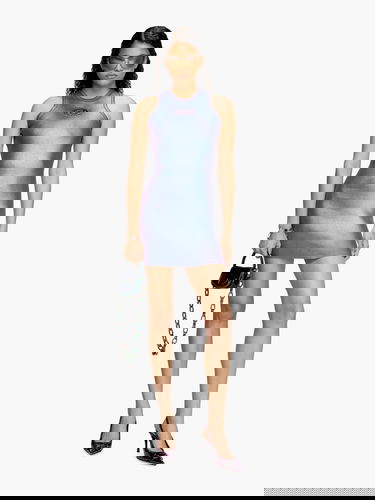 Kjole Diesel Diesel M-CADDIX Sleeveless Ribbed Mini Dress Blå | A176940AKBS60P, 1