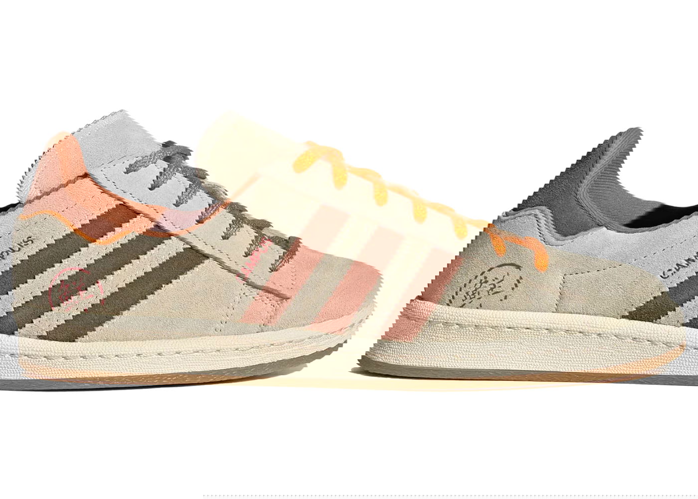 Sneakers og sko adidas Originals Campus 80s Shanghai Mooncakes Beige | GY4589, 0