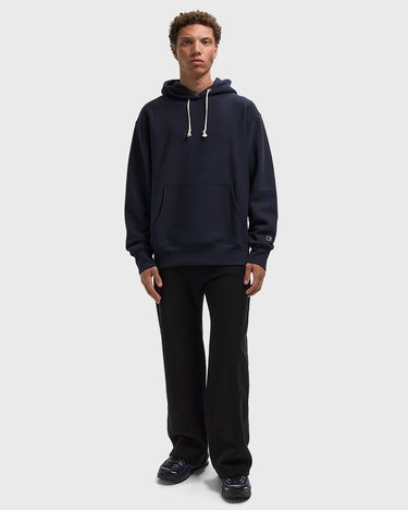 Sweatshirt Champion Kangaroo Pocket Hooded Sweatshirt Mørkeblå | 220705-BS501, 1