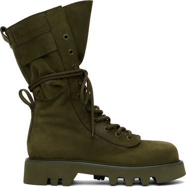 Sneakers og sko JW Anderson JW Anderson Combat Leather Boots Grøn | BT0099-LA0258, 0