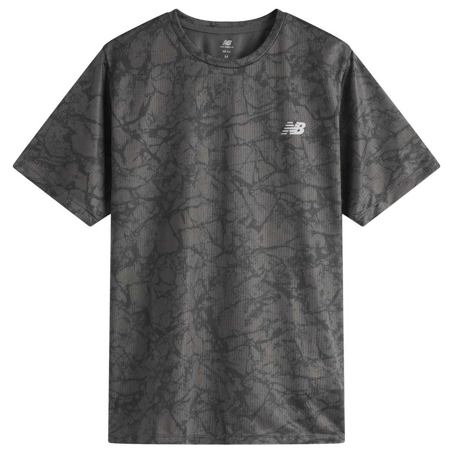 T-shirt New Balance Athletics Printed T-Shirt Grå | MT51207-BK, 1
