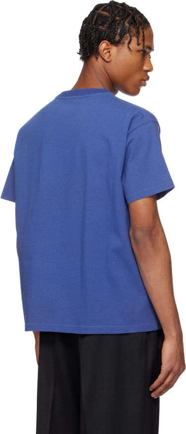 T-shirt Bode Bode Crest Pocket T-Shirt Blå | MRS25CS048, 2