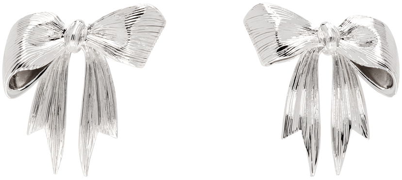 Øreringe SHUSHU/TONG YVMIN Edition Stringy Bowknot Earrings Metalisk | 24822SLV00DLR