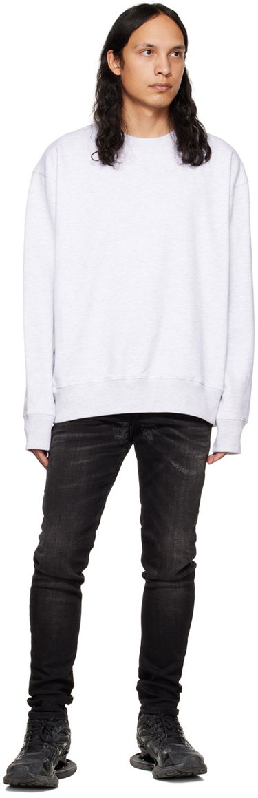 Sweatshirt We11done Crewneck Sweatshirt Grå | WD-TS3-22-747-U-GY, 3