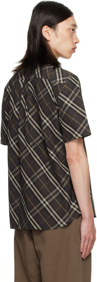 Skjorte Burberry Burberry Relaxed Fit Check Cotton Shirt Brun | 8116127, 2