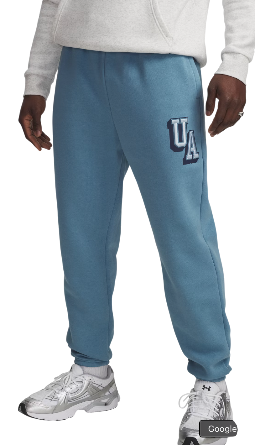 Joggingbukser Under Armour Under Armour UA Icon Fleece Graphic Joggers Blå | 6003934-418
