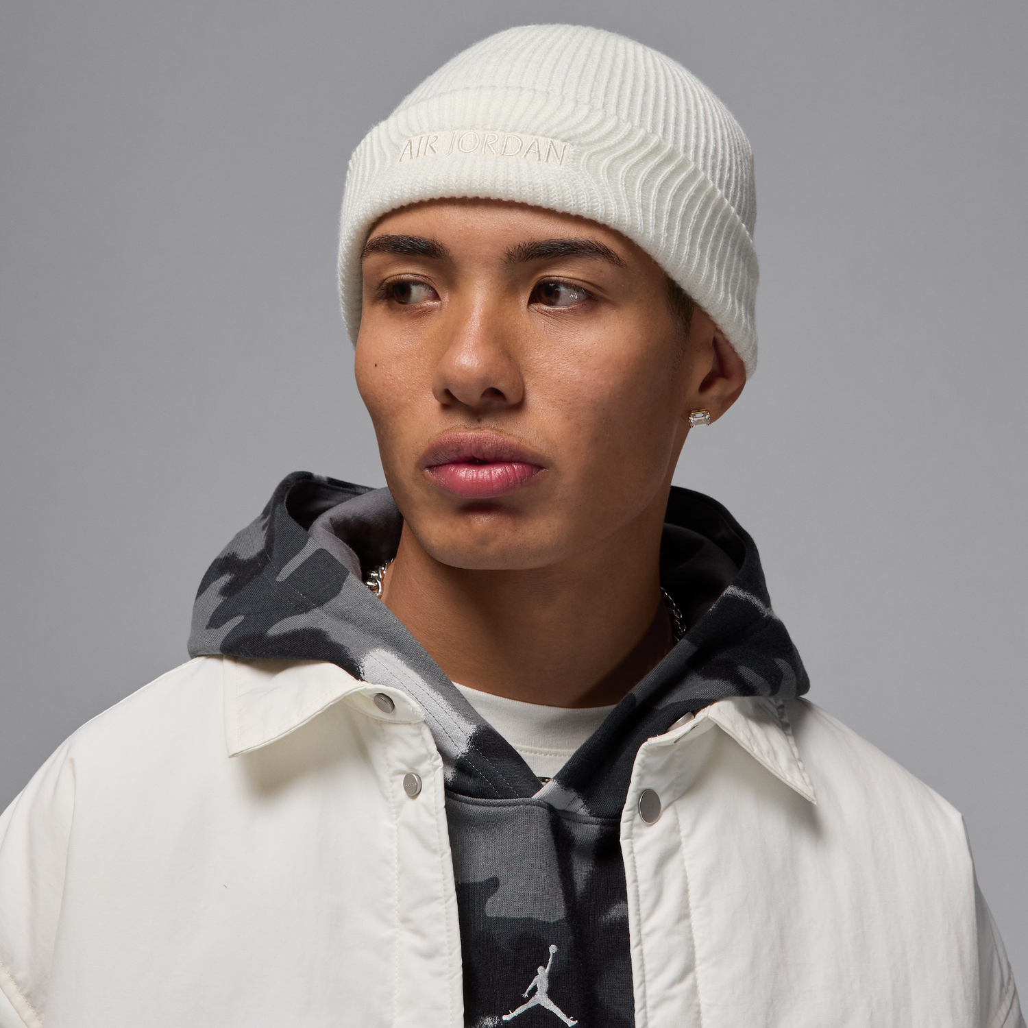 Beanie Jordan Air Jordan Terra Beanie Hvid | HJ2409-133, 0