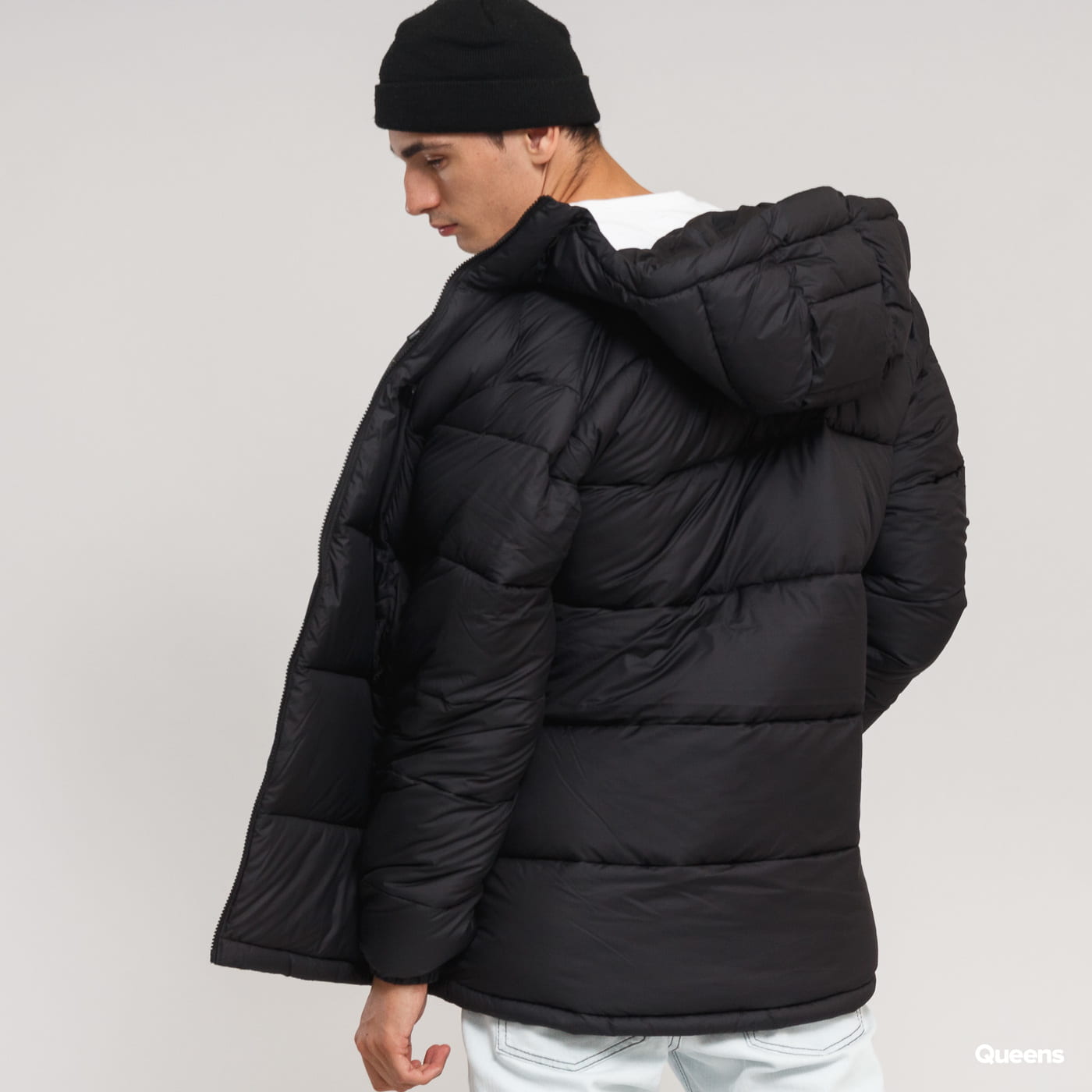 Puffer jakke Columbia Pike Lake Hooded Jacket Sort | 1738032010, 1