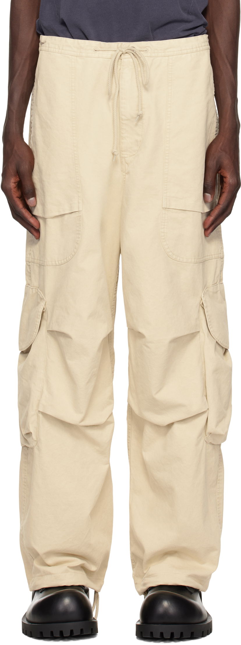 Cargo bukser Entire Studios Entire Studios Freight Cargo Pants Beige | ES2395OW