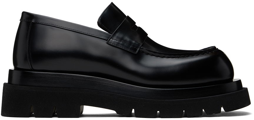 Sneakers og sko Bottega Veneta Lug Loafers "Black" Sort | 730222 V20V0, 0