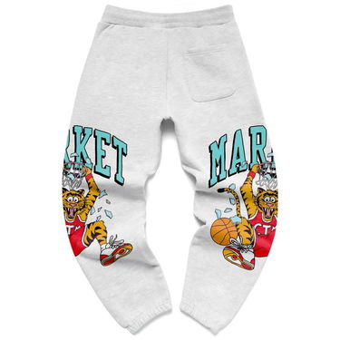 Joggingbukser MARKET Dunking Cat Sweatpants Grå | 395000237/0016, 1