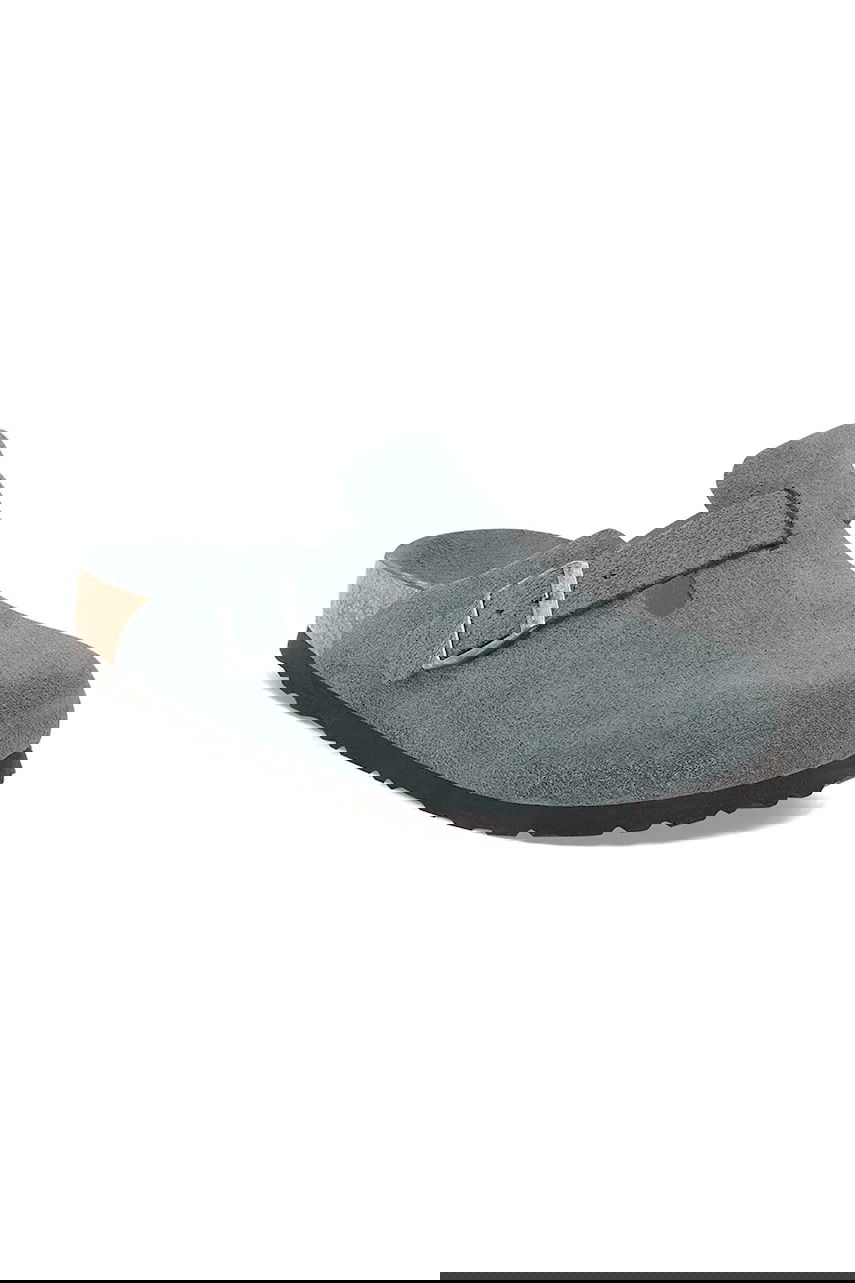 Sneakers og sko Birkenstock Birkenstock Boston Suede Clogs Grå | 1030874, 1