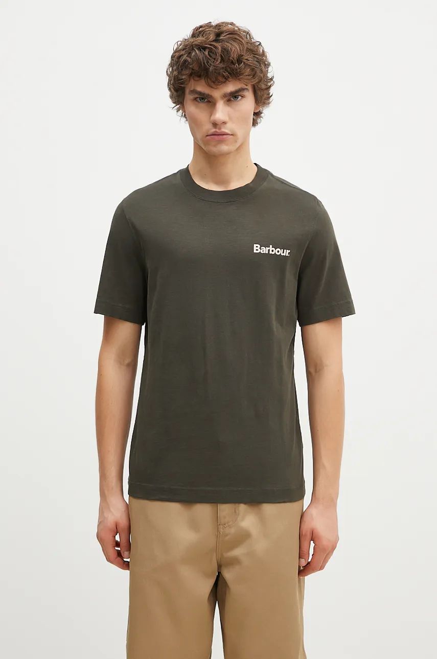 T-shirt Barbour Pitbright Relaxed T-Shirt Grøn | MTS1351, 0