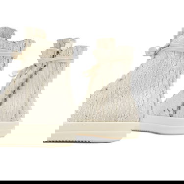 Sneakers og sko Rick Owens Rick Owens DRKSHDW Denim Leather High-Top 36 Hvid | DS01E3800-SMMC-1111, 4