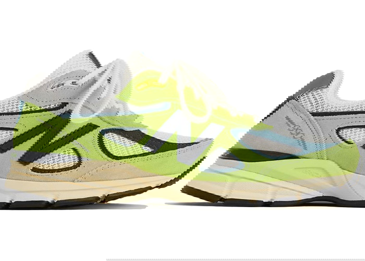 Sneakers og sko New Balance 990v4 Made in USA "Hi-Lite" Grøn | U990NB4, 1