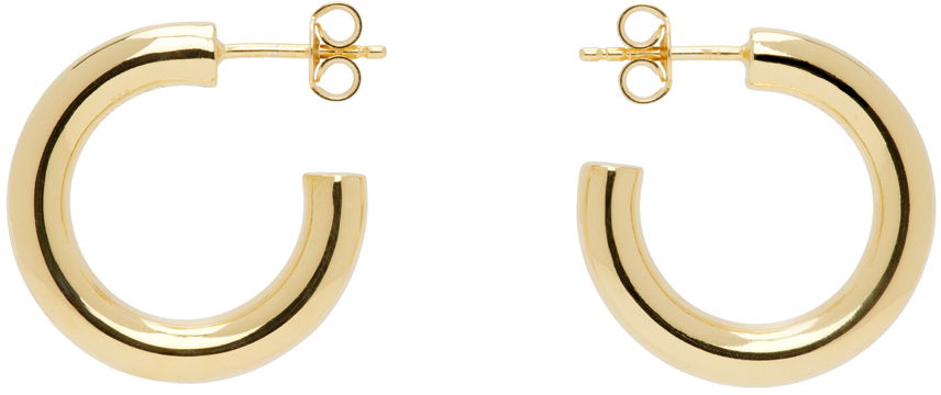 Øreringe LEMAIRE Lemaire Small Classic Hoop Earrings Gul | JW0088 LO0050, 0