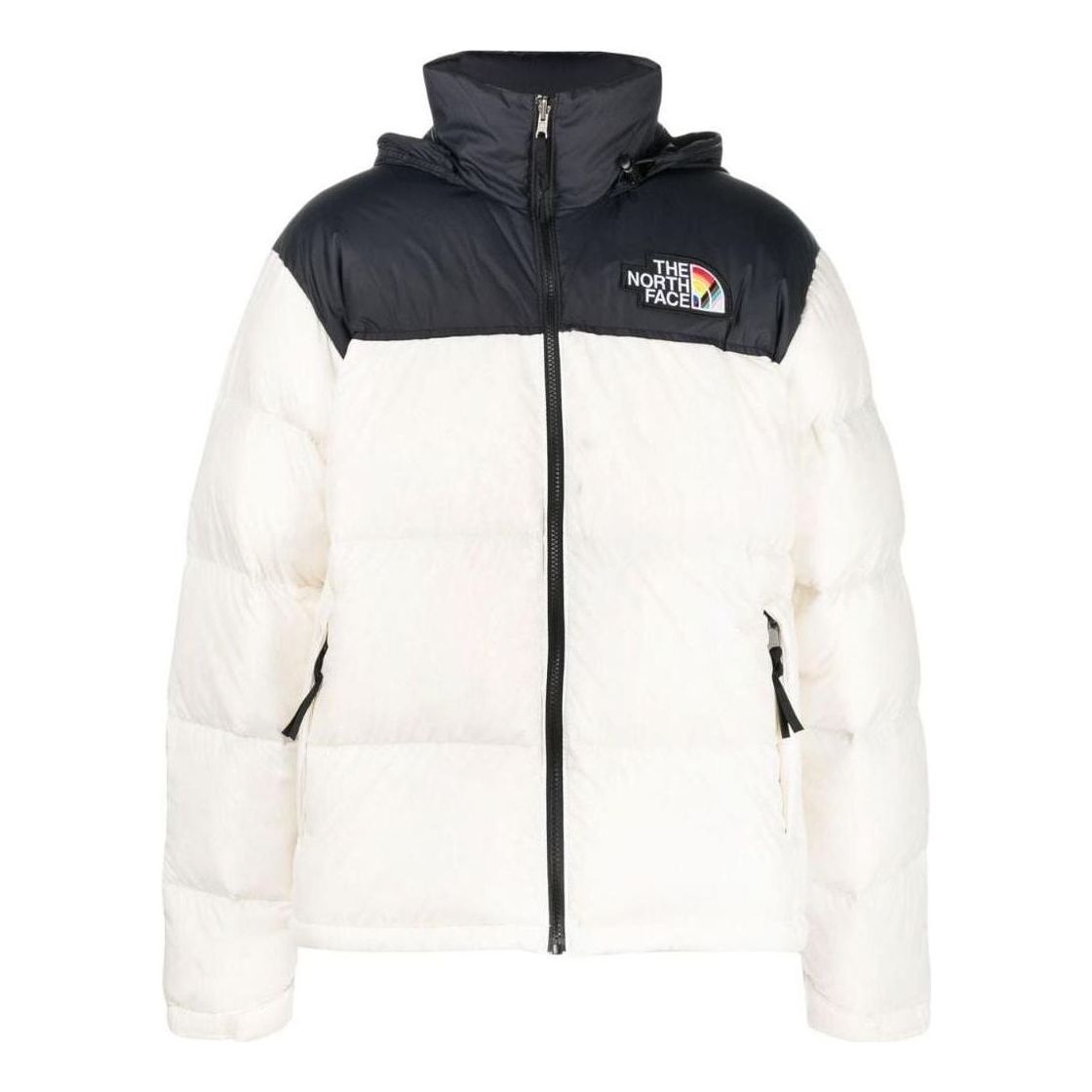 Puffer jakke The North Face The North Face 1996 Retro Nuptse Pride Puffer Jacket Hvid | NF0A7QKW-N3N, 0