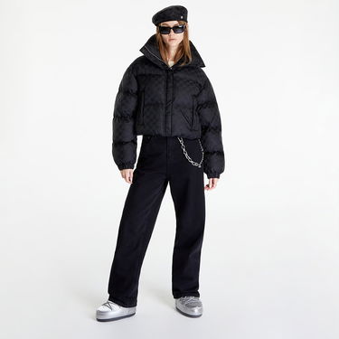 Puffer jakke MISBHV Monogram Nylon Puffer Sort | 3121W414, 1