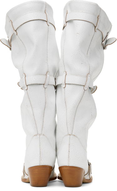 Tøj R13 R13 Buckled Slouch Cowboy Boots Hvid | R13WS114-S209A, 1