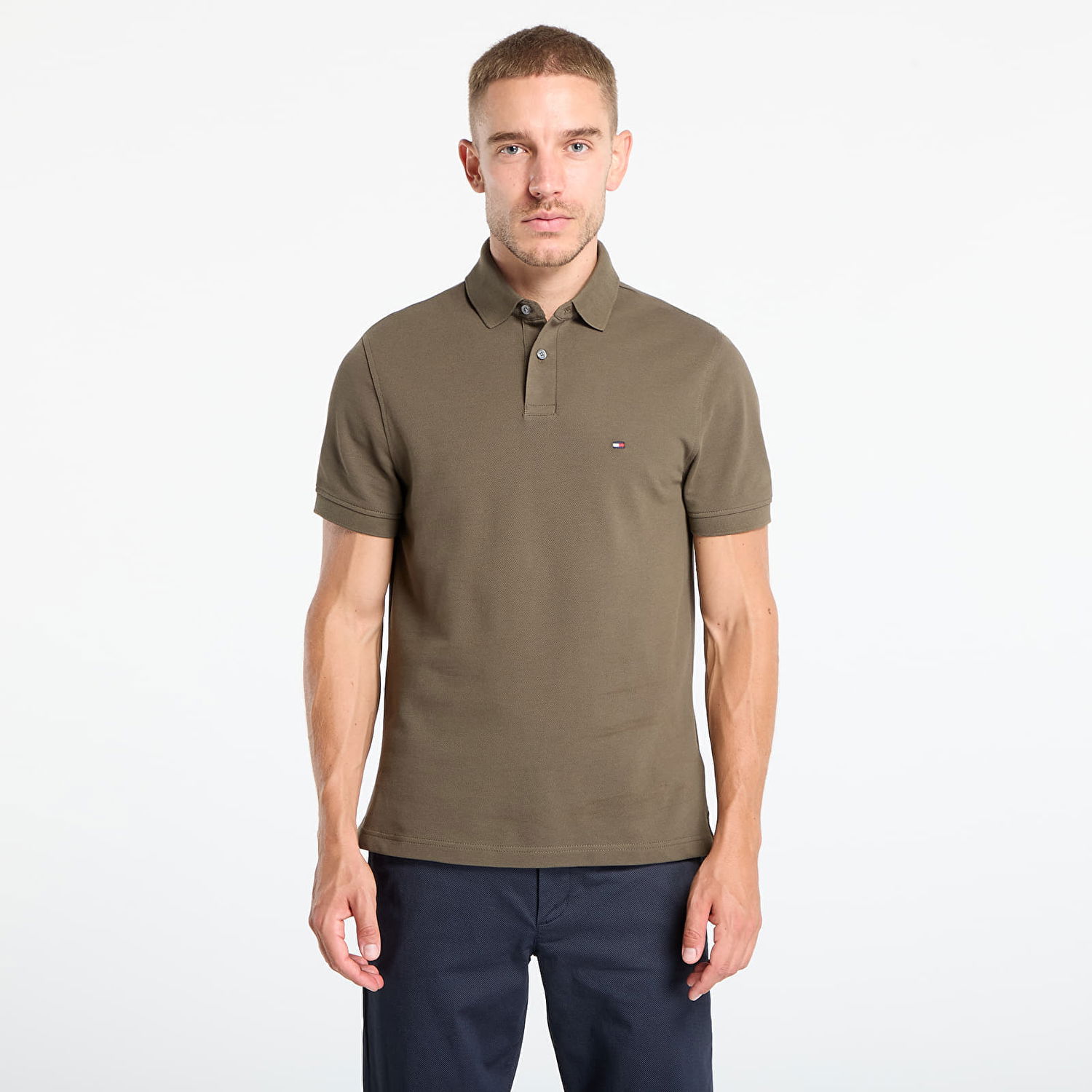 Polo skjorte Tommy Hilfiger Tommy Hilfiger 1985 Regular Polo Shirt Grøn | MW0MW17770 RBN, 0