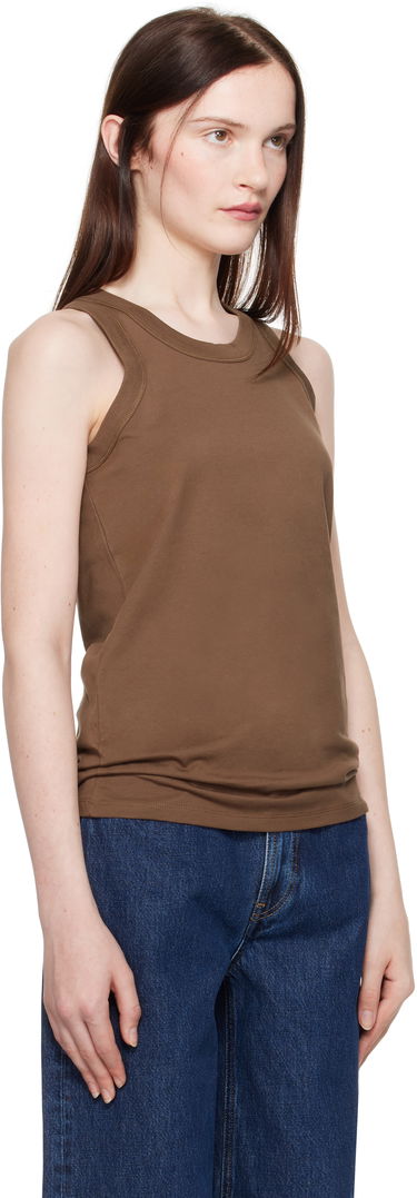 Tanktop Loulou de Saison Loulou de Saison Poso Tank Top Hvid | POSO, 4