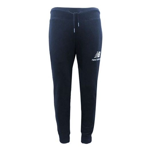 Joggingbukser New Balance Essential Stacked Logo Sweatpants Blå | AMP91550-PGM, 0