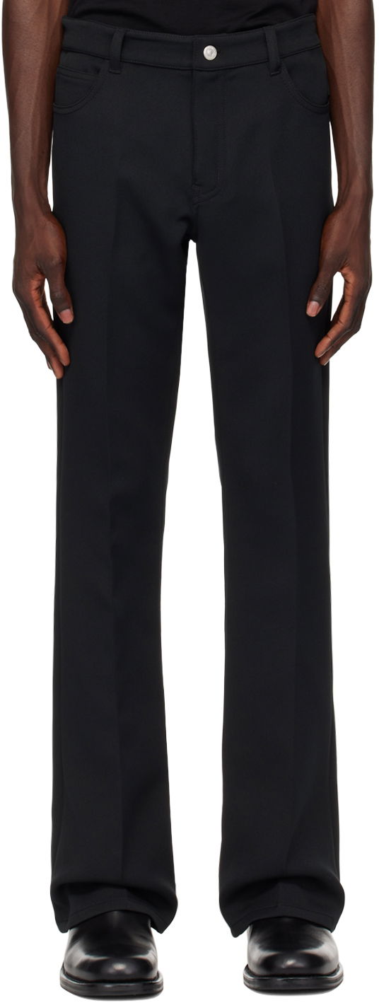 Bukser Courrèges Signature 70's Bootcut Trousers Sort | VESCPA021PL0007