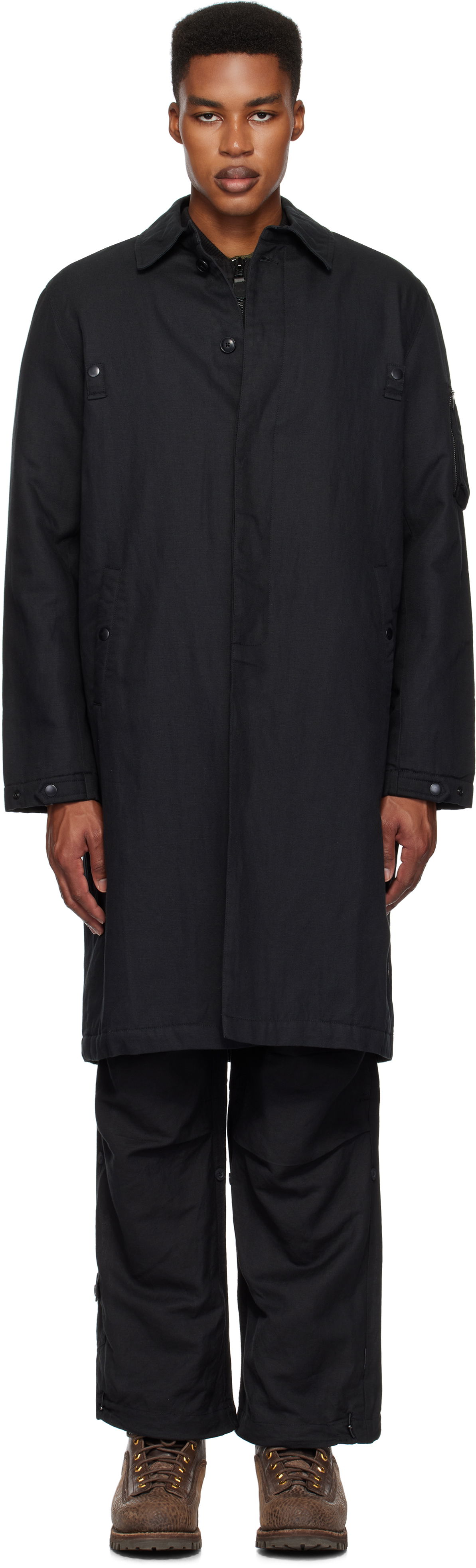 Frakker Maharishi Mac Coat Sort | 5337, 0