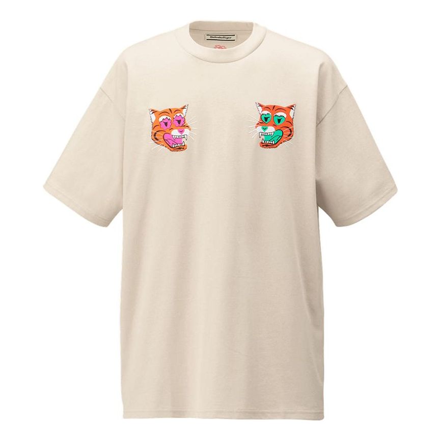 T-shirt Onitsuka Tiger Onitsuka Tiger Graphic T-shirt Beige | 2183B303-200, 0