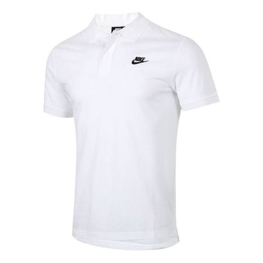 Polo skjorte Nike Sportswear Short Sleeve Polo Hvid | CJ4457-100