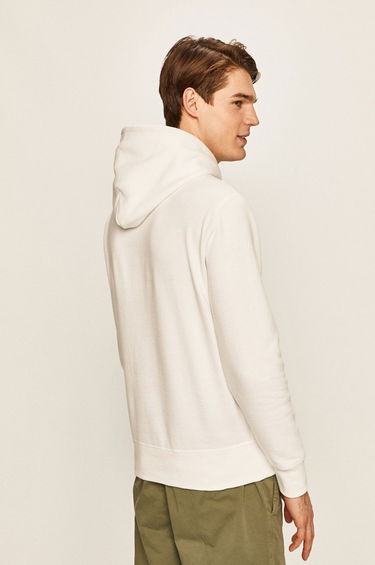 Sweatshirt Polo by Ralph Lauren Classic Popover Hoody Hvid | 710766778009, 2