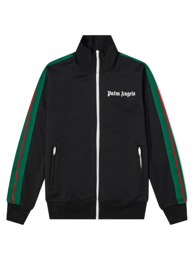 Jakke Palm Angels College Track Jacket Sort | PMBD001R21FAB0031001