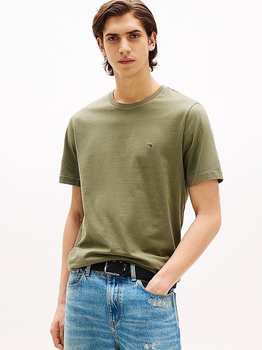 T-shirt Tommy Hilfiger Tommy Hilfiger Essential Regular Fit T-Shirt Grøn | MW0MW39995PLI, 1