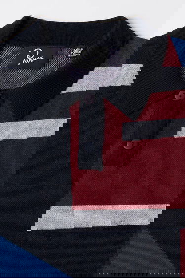 Sweater By Parra Parra Vertical forest Knitted Polo Flerfarvet | 54240, 3