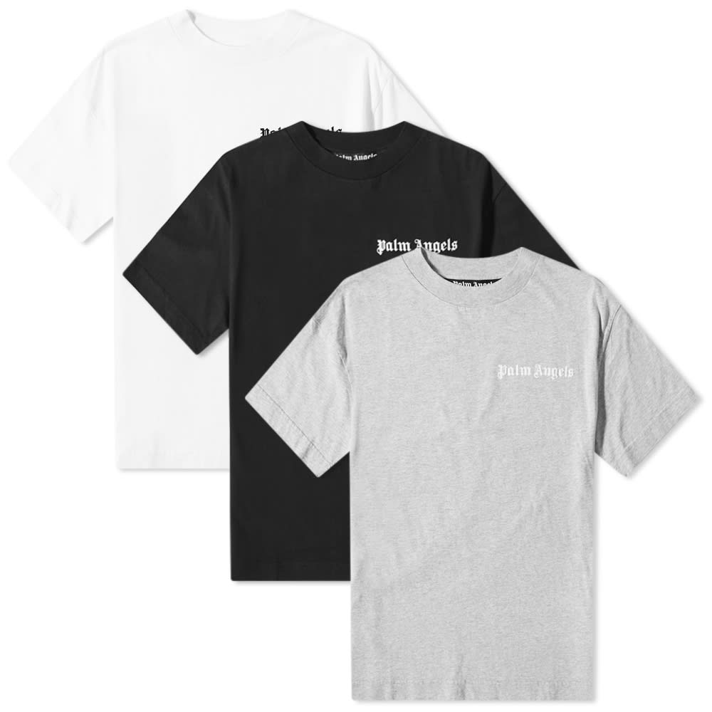 T-shirt Palm Angels Logo Tee - 3 Pack Flerfarvet | PMAA070C99JER0018484, 0