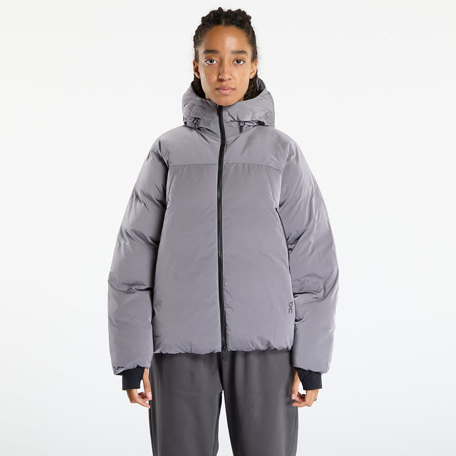 Puffer jakke On Running All-Day Puffer Jacket Grå | 1WF30480174 W, 0