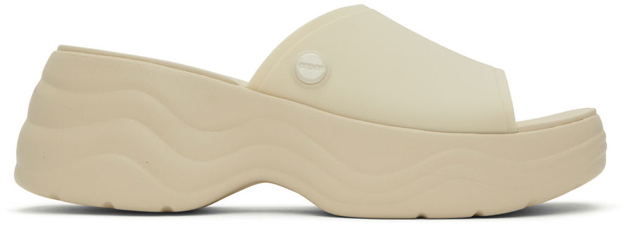 Sneakers og sko Crocs Skyline Slides "Off-White" Beige | 208182, 0
