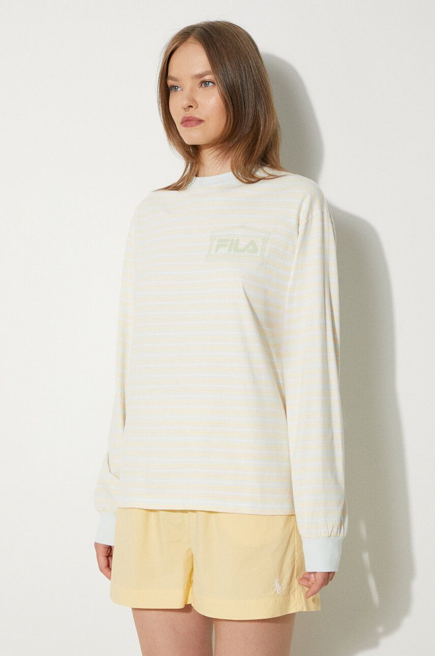 T-shirt FILA Fila x Aries Stripe Longsleeve T-Shirt Beige | 42PS24TT010128180818, 0
