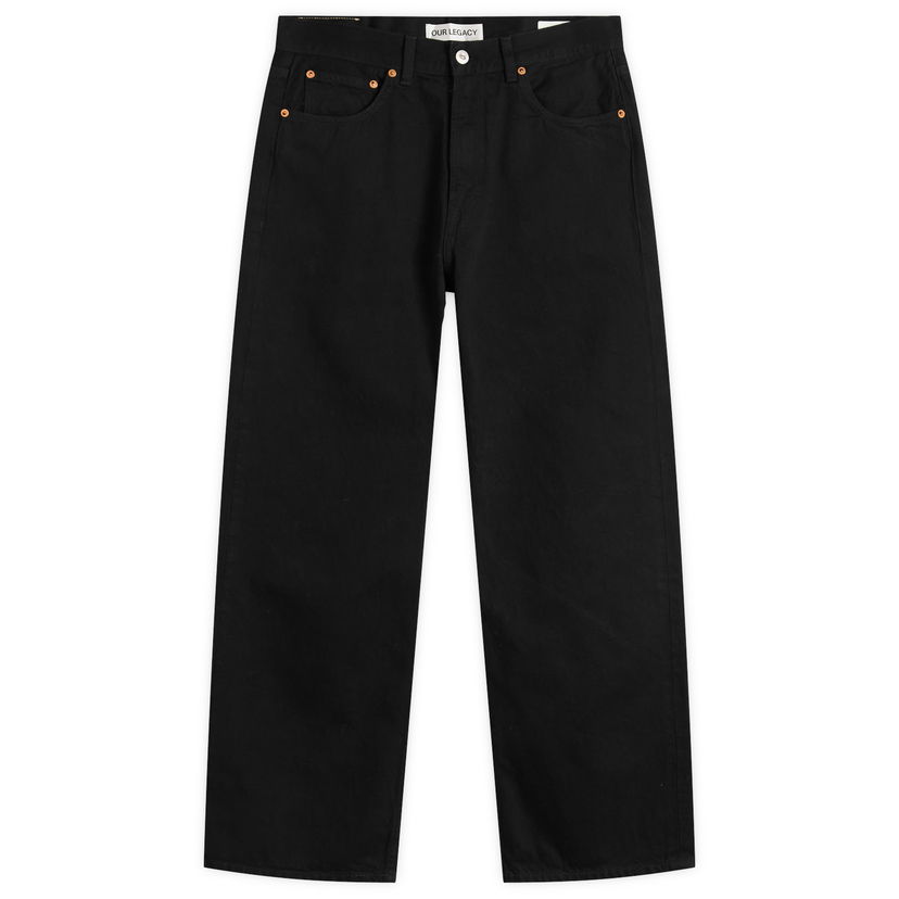 Jeans OUR LEGACY Our Legacy Third Cut Straight-Leg Jeans 30" Sort | M2255TCB