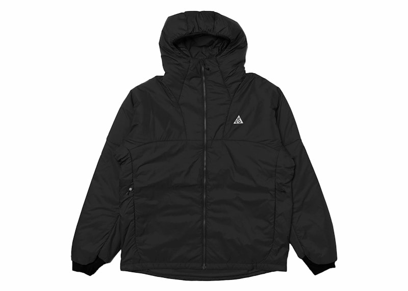 Puffer jakke Nike ACG Kids Storm-Fit Hooded Jacket Sort | DR9041-010