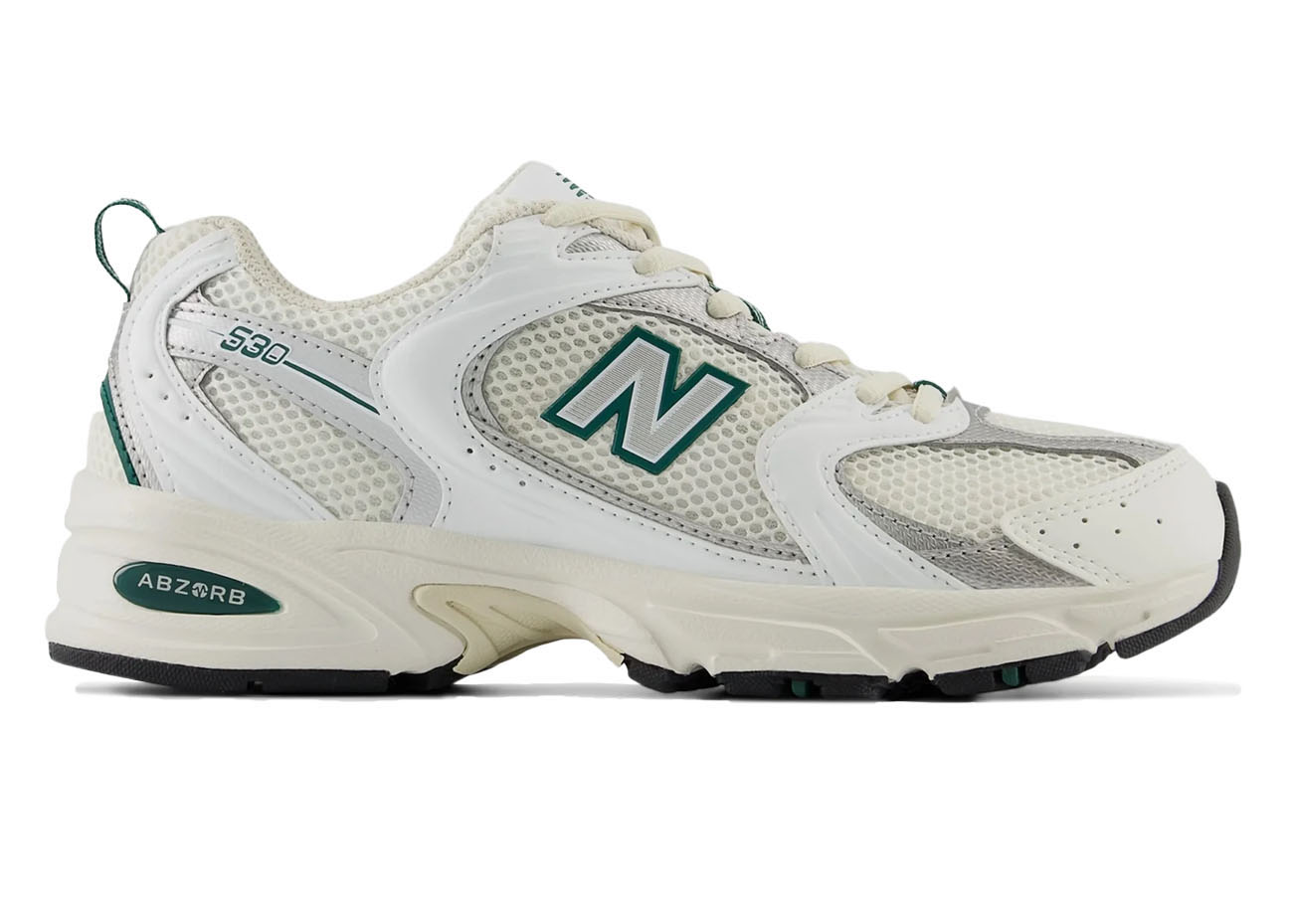 Sneakers og sko New Balance 530 Sea Salt Marsh Green Hvid | MR530SX, 0