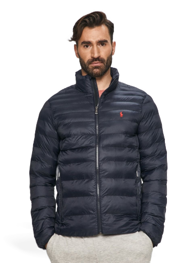 Jakke Polo by Ralph Lauren Recycled Lightweight Down Jacket Mørkeblå | 710810897007