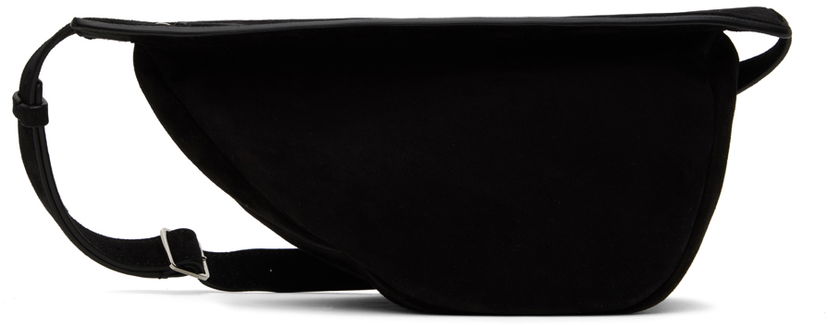 Skuldertaske The Row Black Small Banana Bag Sort | W1197-L28