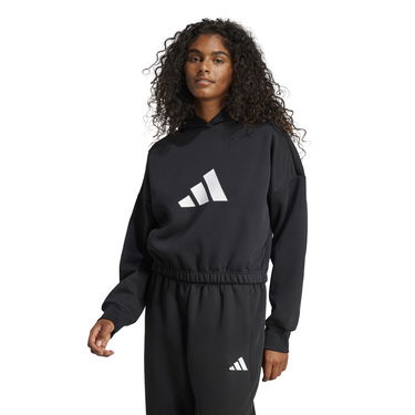 Sweatshirt adidas Performance Cropped Hoodie Sort | JE0136, 1