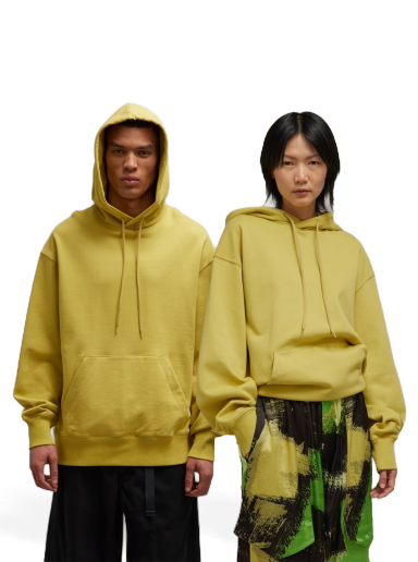 Sweatshirt Y-3 Organic Cotton Terry Hoodie Gul | IP7700
