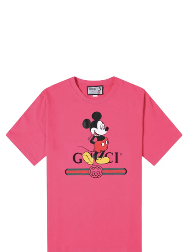 T-shirt Gucci Disney Mickey Mouse x T-shirt Lyserød | 565806 XJB