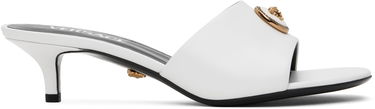 Sneakers og sko Versace Versace Alia 45mm Heeled Sandals Hvid | 1018241_DVT2P_1W56V, 0